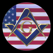 Flag with Square and Compasses stickers