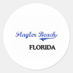 Flagler Beach Florida City Classic Round Sticker