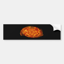 Flame Bumper Stickers