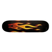 flame deck skate board deck