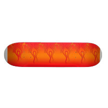 Flame Designed Skateboard