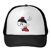 Flamenco dancer ole! trucker hat