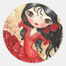 "Flamenco Dancer" Sticker