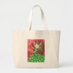 "Flamenco Dancer with Castanets" Canvas Bags
