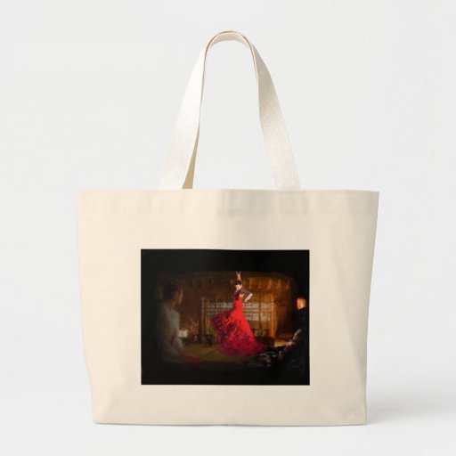 Flamenco fire lights a tea house in Tokyo, Japan Bag