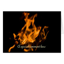 Flames of Fire Card