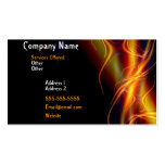 FLAMING FIRE BUSINESS CARD 2