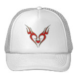 Flaming Hearts Trucker Hats