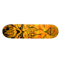 Flaming Skull Skateboards