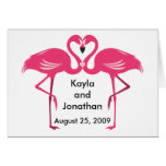 Flamingo Love - Customise Greeting Cards