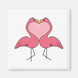 Flamingo Love Refrigerator Magnet