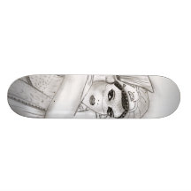 Flapper Girl Skate Board Deck