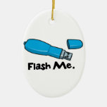 flash me flash drive design christmas ornaments