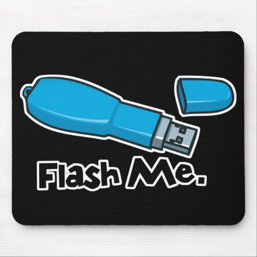 flash me flash drive design mousemats