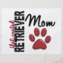 Flat-Coated Retriever Mum 2 Flyer Design