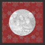 Flat Photo Card - Snowflakes invitations