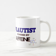 Flautist Powered by caffeine Coffee Mug
