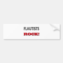 Flautists Rock Bumper Stickers