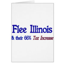 Flee Illinois Greeting Cards