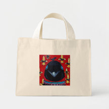 fleur d crows canvas bag