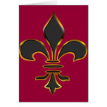 Fleur-de-lis Card