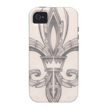 Fleur de Lis Case-Mate Case iPhone 4/4S Cover