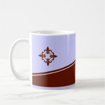 Fleur de Lis Chocolate Mug