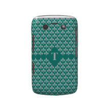 Fleur-De-Lis Custom Monogram Blackberry Bold case