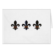 Fleur De Lis Greeting Cards