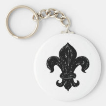 Fleur de lis keychain