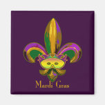 Fleur de lis Mask Magnet