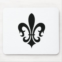 Fleur De Lis Mouse Pad