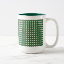 Fleur-de-lis Polka Dots Mug