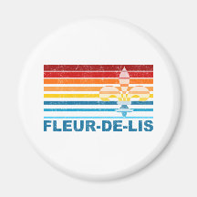 Fleur De Lis Refrigerator Magnet