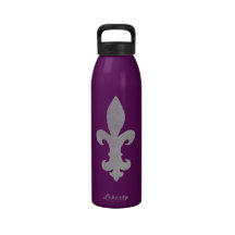 Fleur De Lis Water Bottle