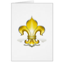 Fleur de Lys Card