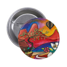 Flight Over Zion by Studio Burke© Buttons