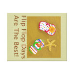 Flip Flop Days Canvas Print