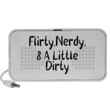 Flirty Nerdy & A Little Dirty iPhone Speakers