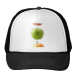 Floating Apples In Traffic Light Colours Trucker Hat
