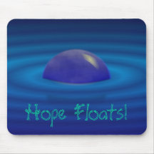 Floating bubble mousepad