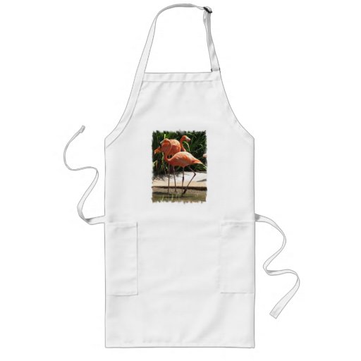 Flock of Flamingos Long Apron