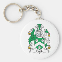 Flood Family Crest Key Chains