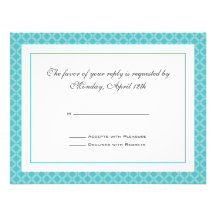 Flora Bee RSVP Card Custom Invites