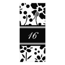 Floral 16th Birthday Party Invitations