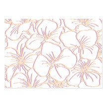 floral card business card