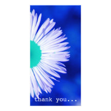 floral custom photo card