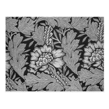 Floral Damask Gifts Post Card