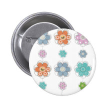 Floral Decor Buttons