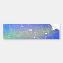 Floral Design Bumper Sticker